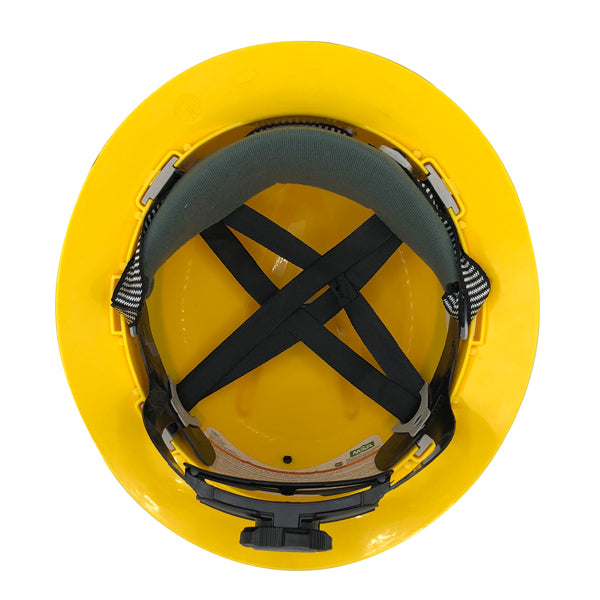 MSA Yellow Mining Helmet With Reflect &Light Mount Цацруулагчтай уурхайн шар каск