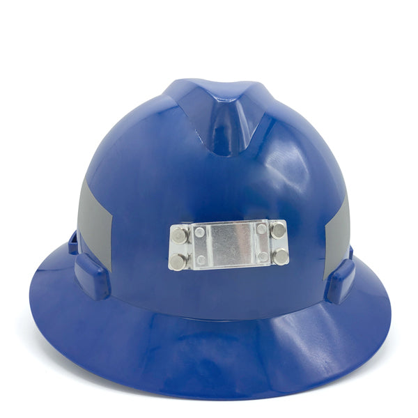 MSA Blue Mining Helmet With Light Mount Уурхайн цэнхэр каск