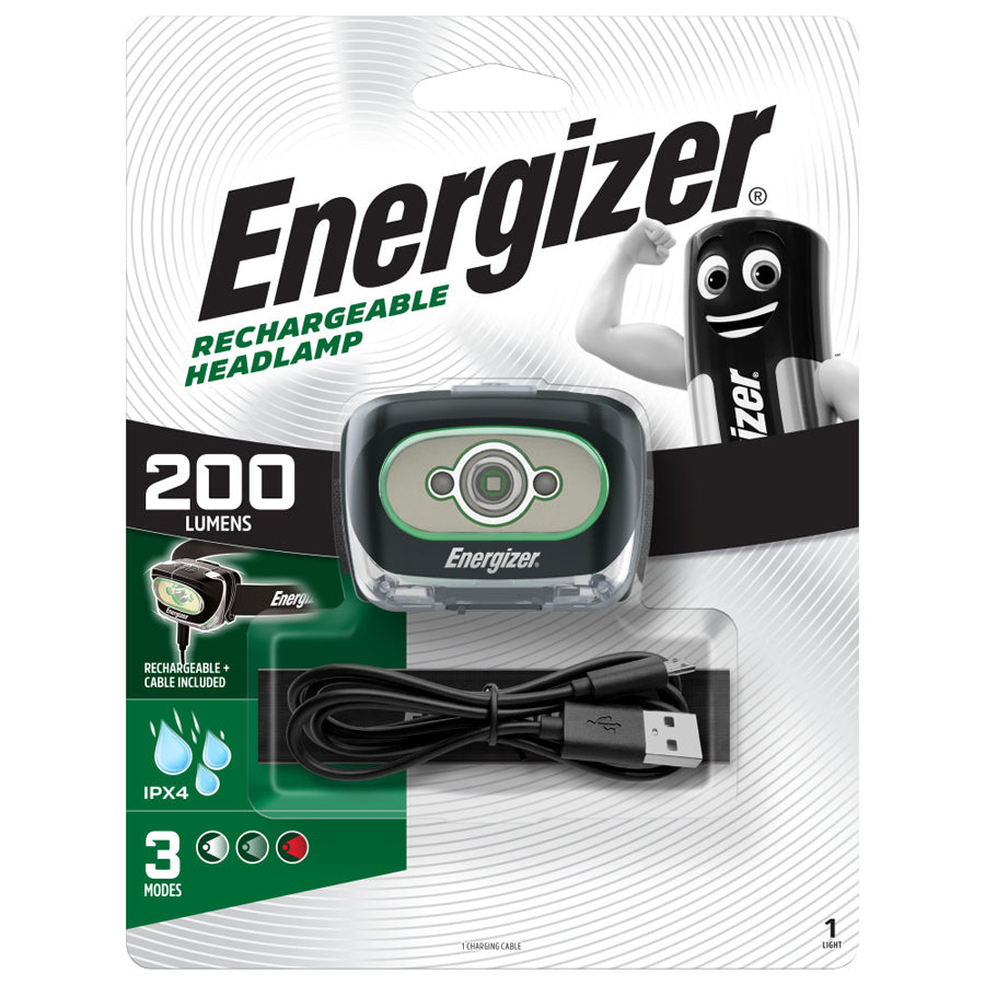 Energizer VALUE RECH 200 Headlight Цэнэглэдэг толгойн гэрэл