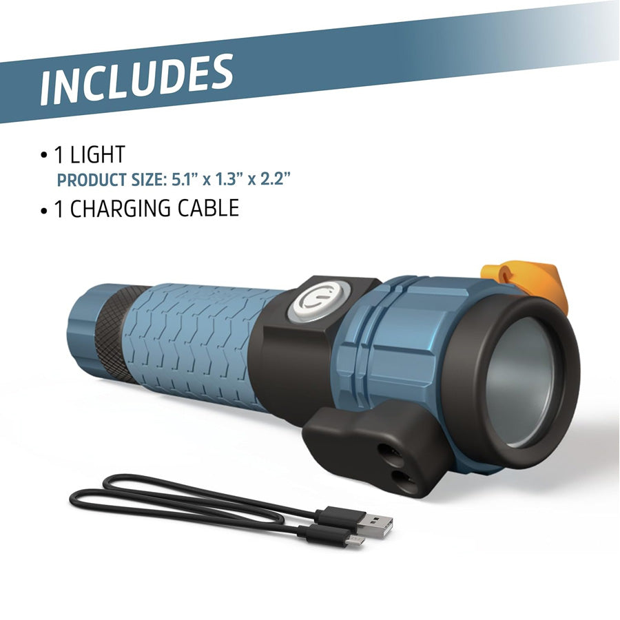 Energizer Auto Metal Light 500 Lumens Машинд зориулсан цэнэглэдэг гар чийдэн