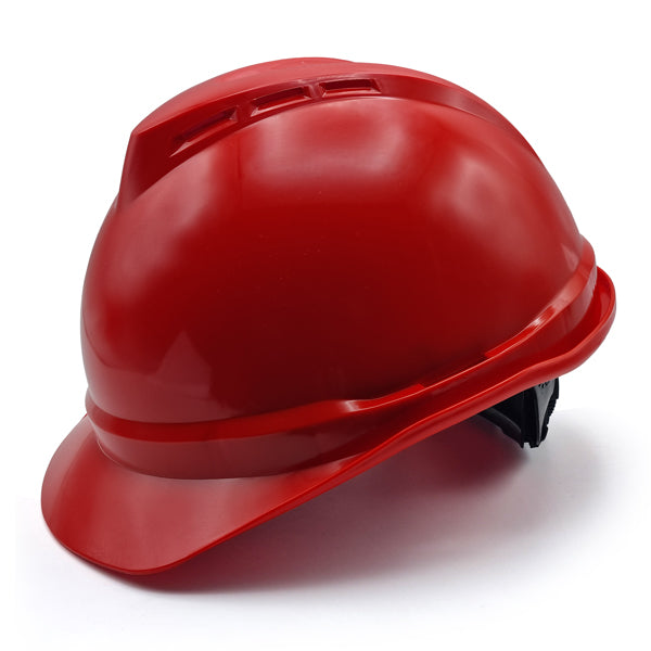 MSA V-Gard 500 Red Helmet Агааржуулагчтай улаан каск