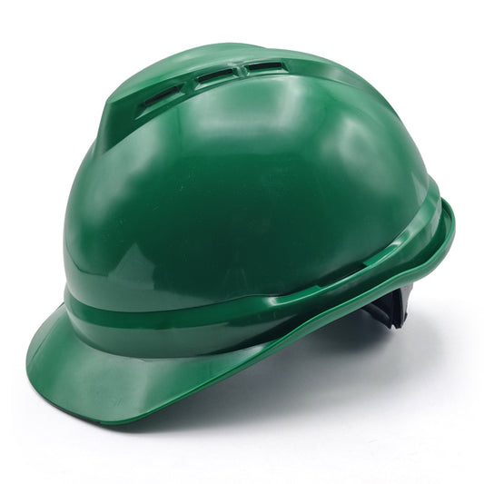 MSA V-Gard 500 Green Helmet Агааржуулагчтай ногоон каск