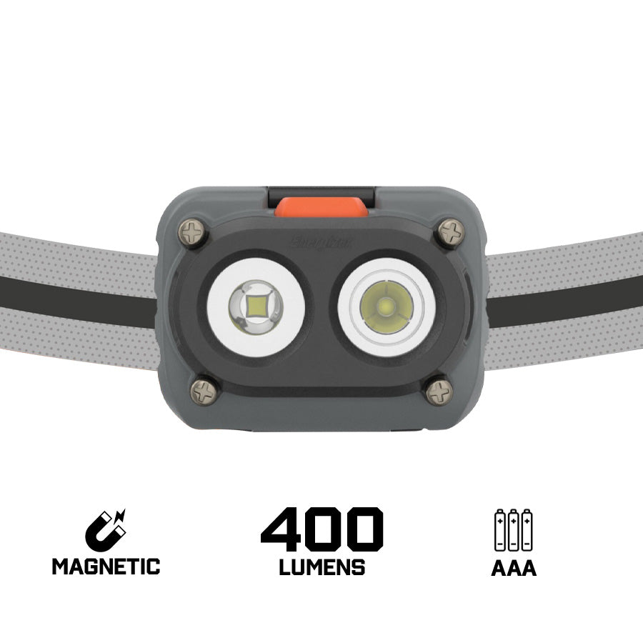 Energizer Hard Case Pro Magnet Headlamp 400 Lumens Соронзтой толгойн гэрэл