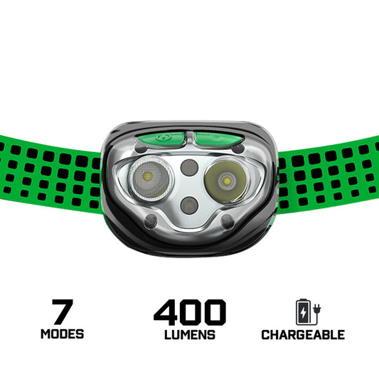 Energizer Vision Ultra Rechargeable Headlamp 400 Lumens Тод тусгалтай цэнэглэдэг толгойн гэрэл