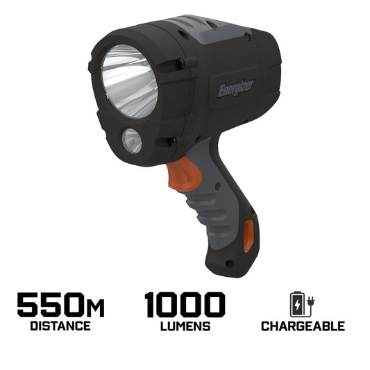Energizer Hard Case Led Rechargeable 1000 Lumens Бат бөх гэртэй, цэнэглэдэг, тод тусгалтай гэрэл