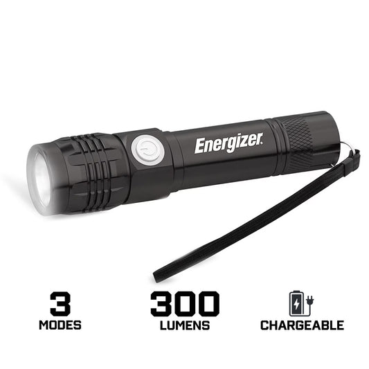 Energizer Metal Recharge Flashlight 300 Lumens Цэнэглэдэг металл гар чийдэн