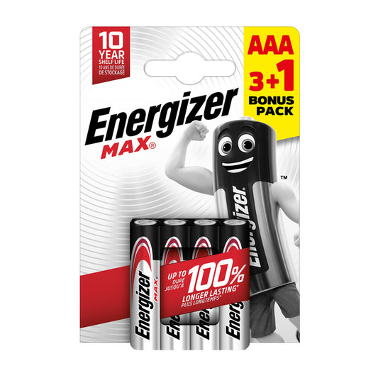 Energizer AAA Max /3ea+1ea/ ААА Макс жижиг хуруу зай /3ш+1ш/