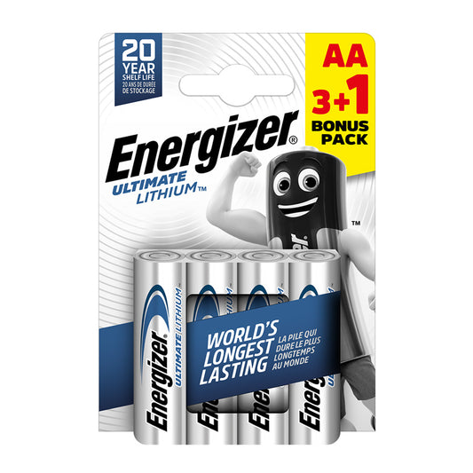 Energizer AA Ultimate Lithium /3ea+1ea/ АA Дэлхийн хамгийн удаан цэнэг барьдаг зай