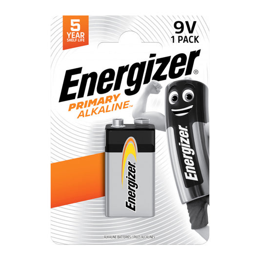 Energizer 9V Primary Alkaline /1ea/ 9 Вольт Праймэри Алкалайн зай /1ш/