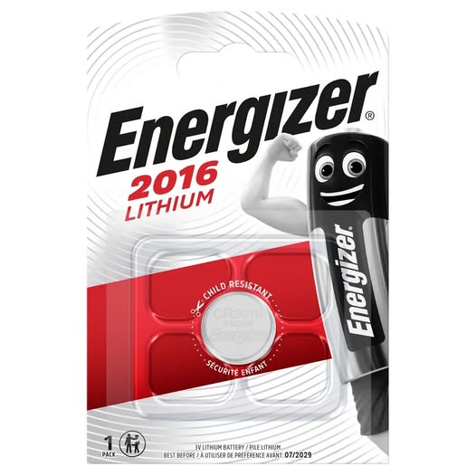 Energizer CR2016 Lithium /1ea/ CR2016 Удаан ажиллагаатай товчин зай /1ш/