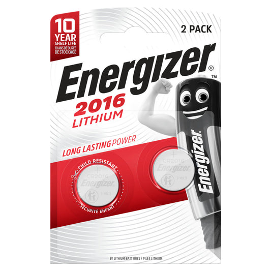 Energizer CR2016 Lithium /2ea/ CR2016 Удаан ажиллагаатай товчин зай /2ш/