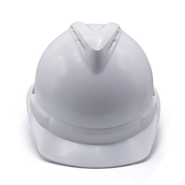 MSA V-Gard 500 White Helmet Aгааржуулагчтай цагаан каск