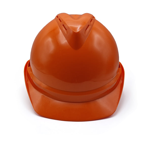 MSA V-Gard 500 Orange Helmet Агааржуулагчтай улбар шар каск