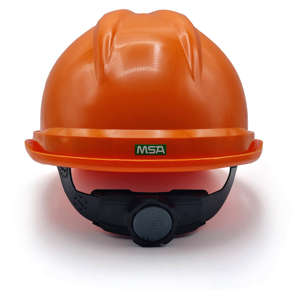 MSA V-Gard 500 Orange Helmet Агааржуулагчтай улбар шар каск