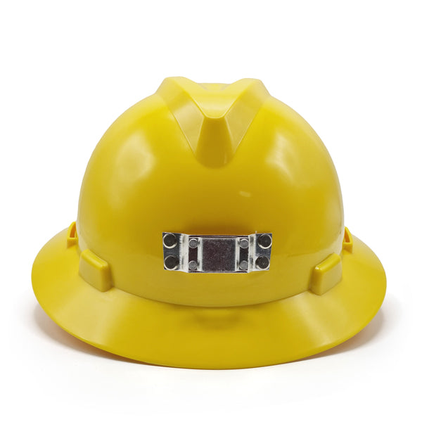 MSA Yellow Mining Helmet with Light Mount Уурхайн гэрэл тогтоогчтой шар каск