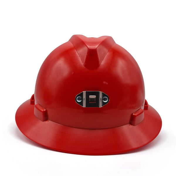 MSA Red Mining Helmet with Light Mount Уурхайн гэрэл тогтоогчтой улаан каск