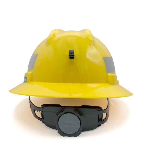 MSA Yellow Mining Helmet With Reflect &Light Mount Цацруулагчтай уурхайн шар каск
