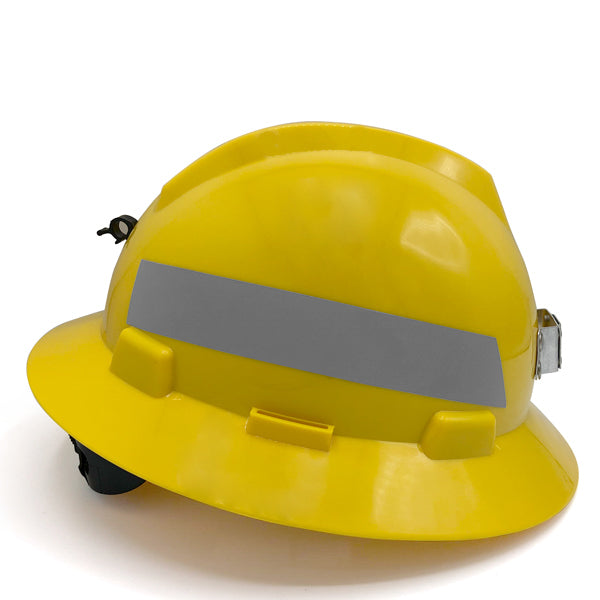 MSA Yellow Mining Helmet With Reflect &Light Mount Цацруулагчтай уурхайн шар каск