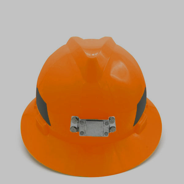 MSA Orange Mining Helmet With Reflect &Light Mount Цацруулагчтай уурхайн улбар шар каск