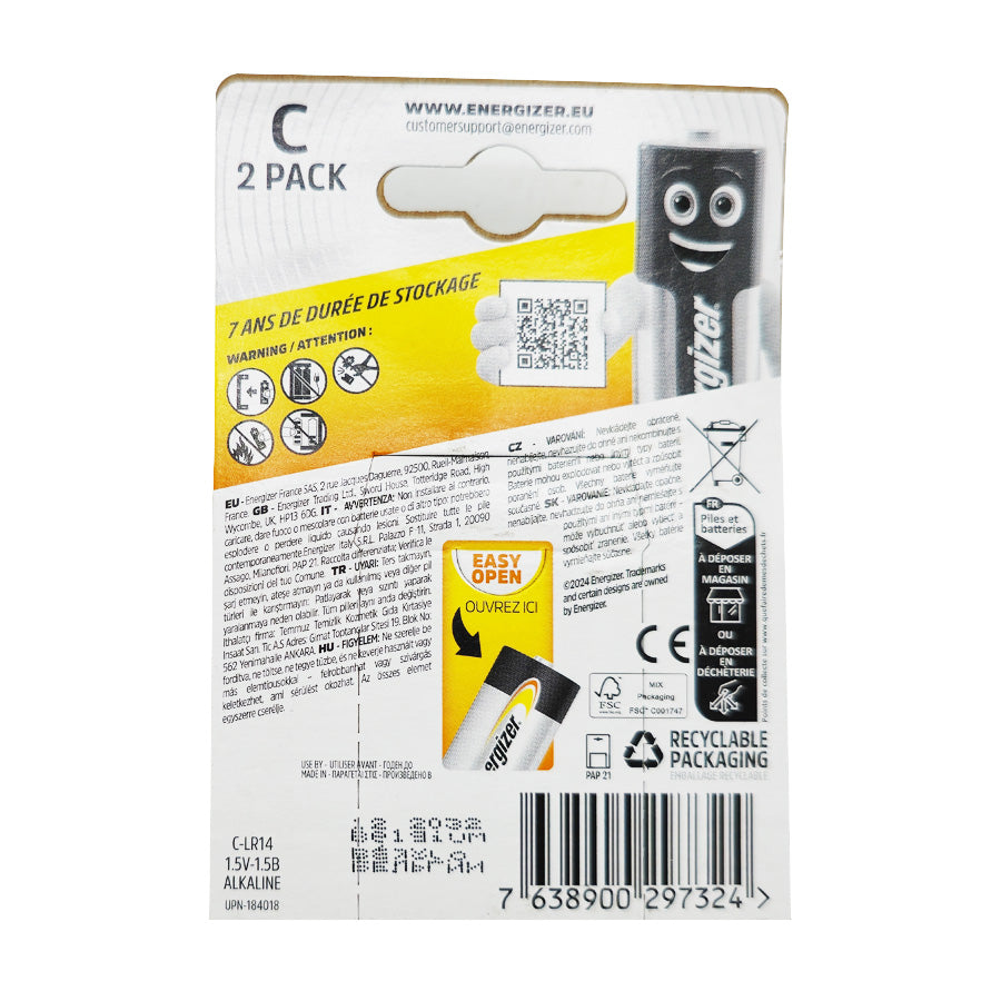 Energizer C Alkaline Power /2ea/ С Дунд зай /2ш/