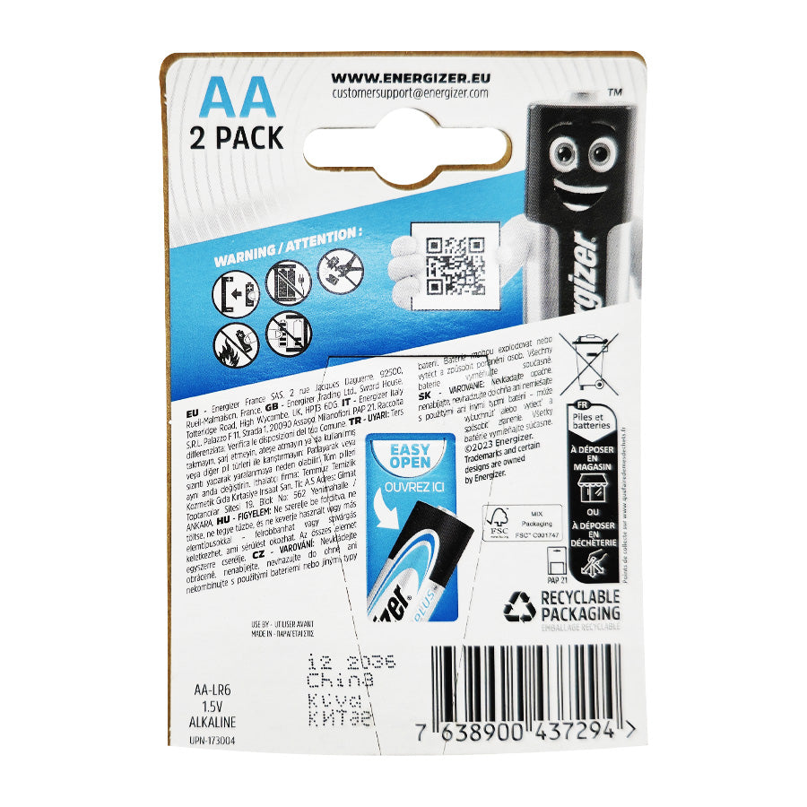 Energizer AA Max Plus /2ea/ АА Макс плас стандарт хуруу зай /2ш/