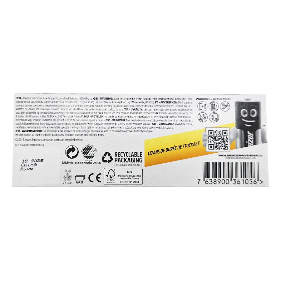 Energizer AA Industrial /10ea/ АА Стандарт хуруу зай /10ш/