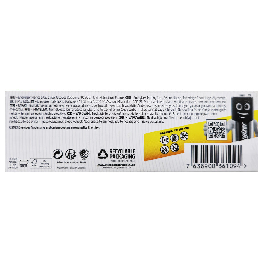 Energizer 9V Industrial /12ea/ 9 Вольт зай /12ш/