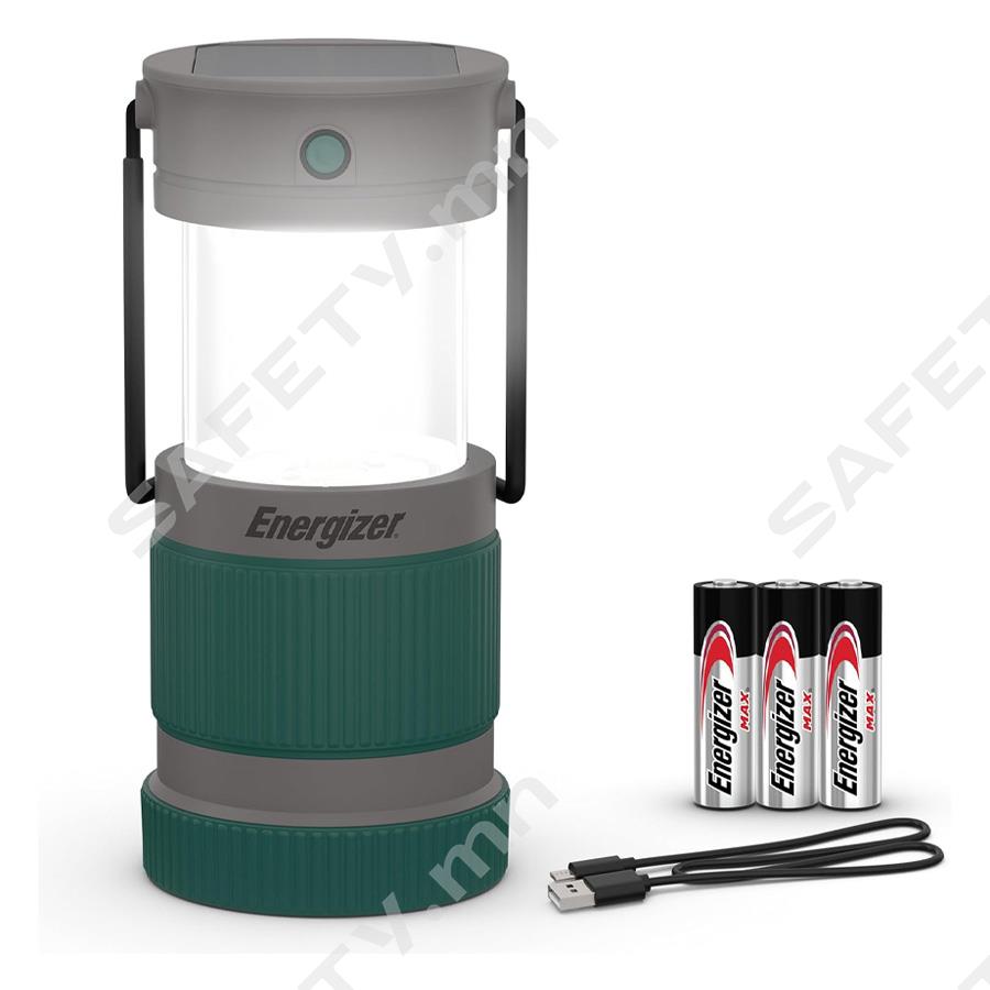 Energizer Hybrid Solar Lantern 500 Lumens (3 АА) Нарны гэрэл, тог, зайгаар ажилладаг дэнлүү (3ш АА)