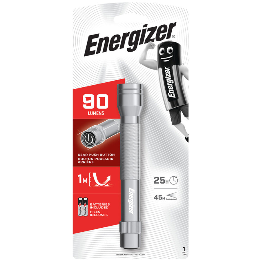 Energizer Metal Light 90 Lumens (2AA) Металл гар чийдэн (2ш АА)