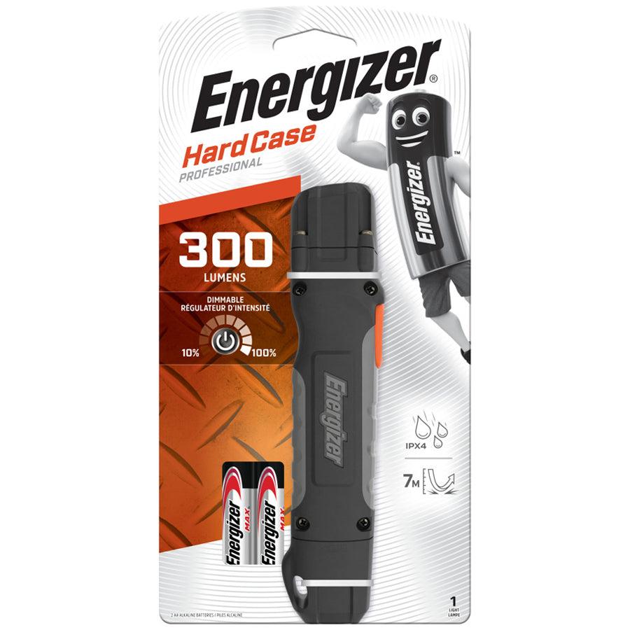 Energizer Hard Case PRO 300 Lumens (2AA) Бат бөх гэртэй гар чийдэн (2ш АА)
