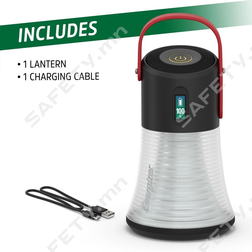 Energizer Rechargeable Large Lantern 1200 Lumens Цэнэглэдэг орчныг гэрэлтүүлдэг гэрэл