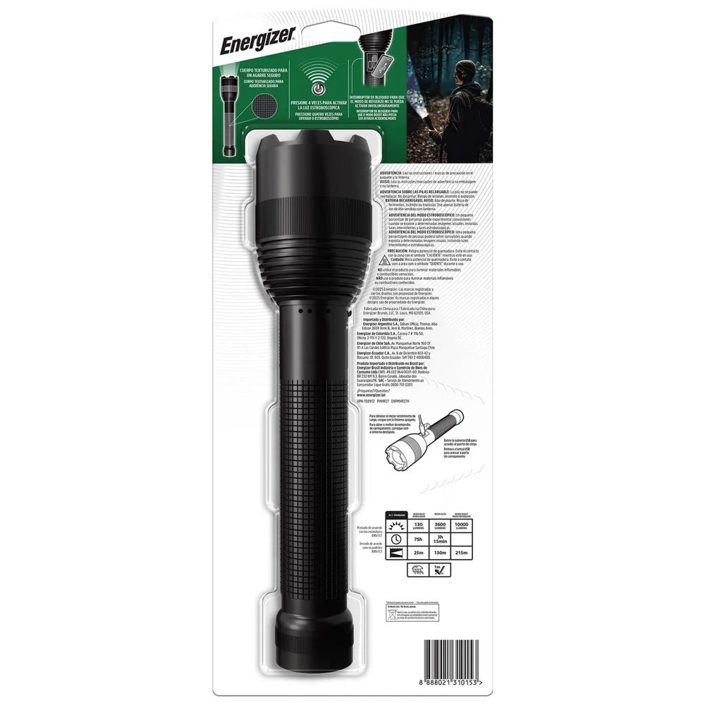 Energizer High Lumen TAC Flashlight 10,000 Lumens Маш тод тусгалтай цэнэглэдэг гар чийдэн