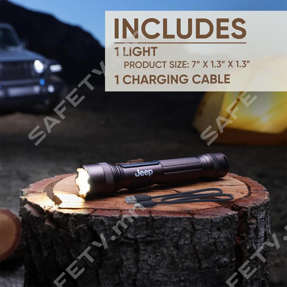 Energizer Jeep power rechargeable LED Flashlight 1000 Lumens Jeep цэнэглэдэг LED гар чийдэн – 1000 люмен гэрэлт